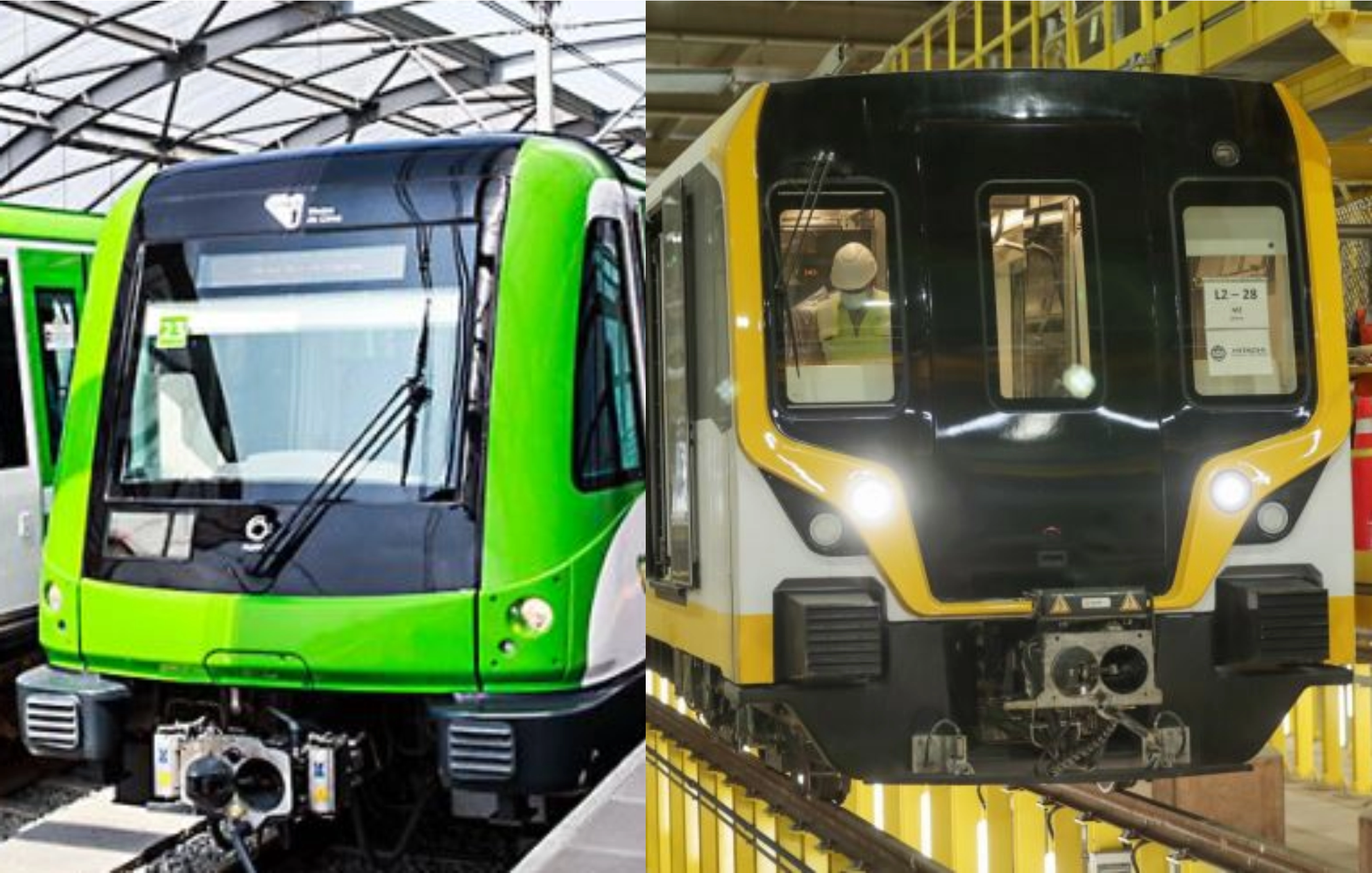 MetroLima al DÍA: Guías para el viajero urbano en Lima Tren de la Línea 1 del Metro de Lima entrando a una estación
